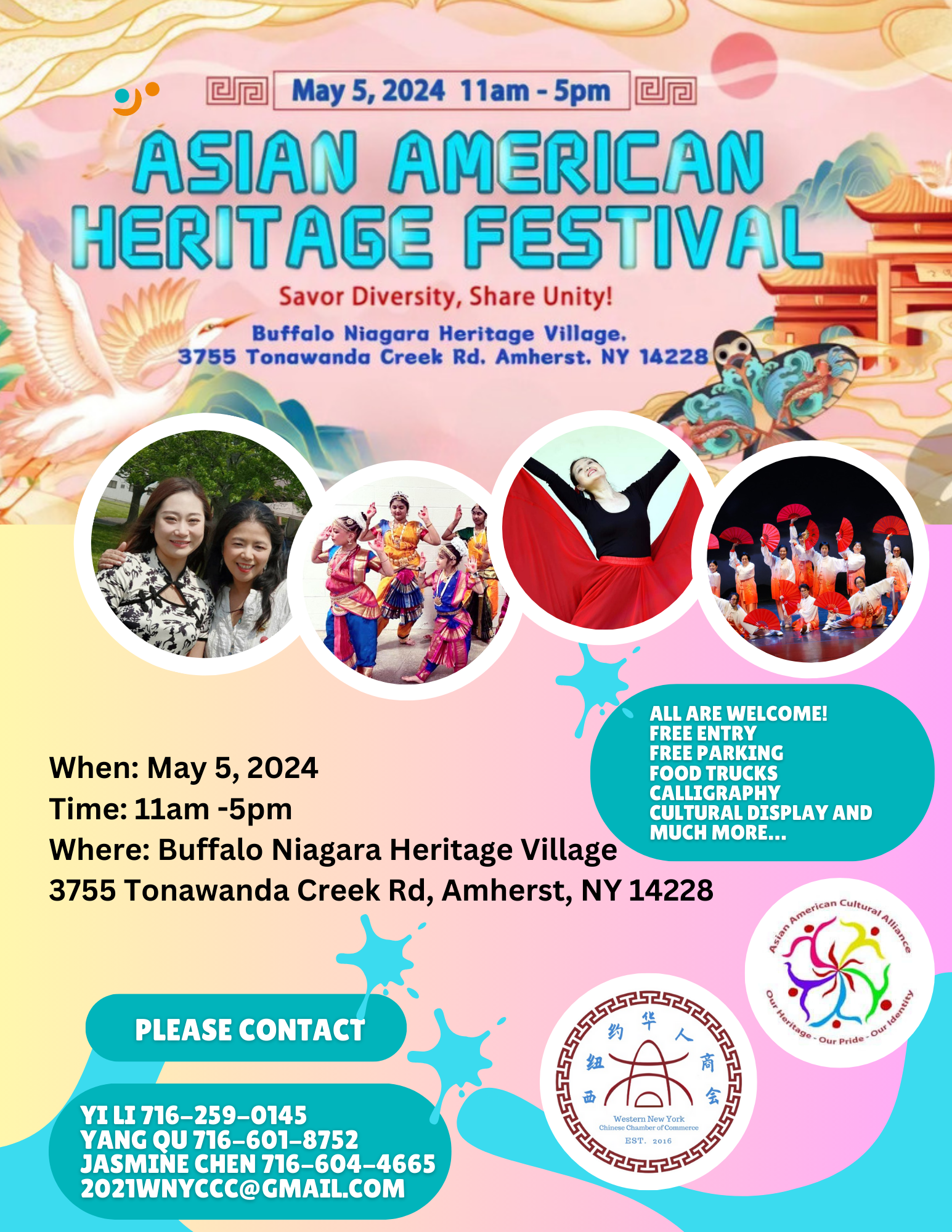 2024 Asian American Heritage Festival Flyer