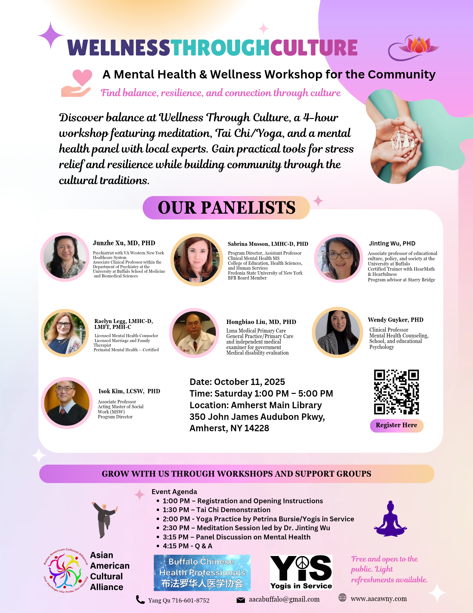 Wellness Through Culture 2025 Flyer - English