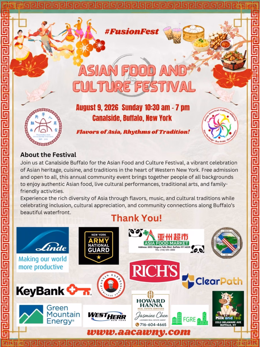 2026 - Asian Food and Culture Festival Flyer