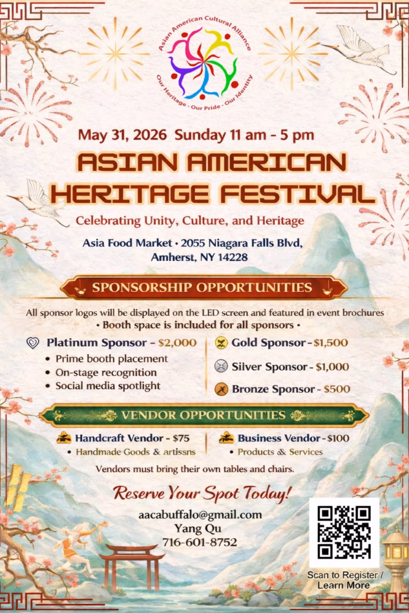 2026 - Asian American Heritage Festival Flyer for Vendors and Sponsors