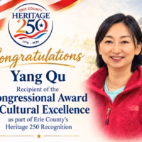 Yang Qu is recognized for the Heritage 250 - Congressional Award in Cultural Excellence - Header Image